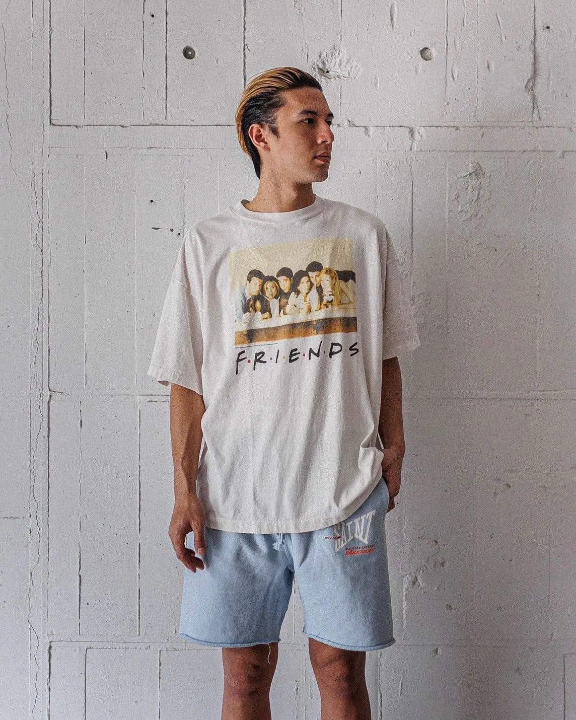 SAINT Mxxxxxx SWEAT SHORTS/RIBON SAINT/BLK pink SAINT LOGO shorts, black S-XL cotton and linen OE yarn fabric, stiff, light, comfortable and breathable, non-locking design, naturally rolled back after water, super handsome version, easy to match, original consistent main mark, wash water mark, little angel anti-counterfeiting mark